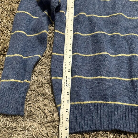 90s Vintage Retro Stripped Minimalist Sweater Size L - Picture 6 of 7